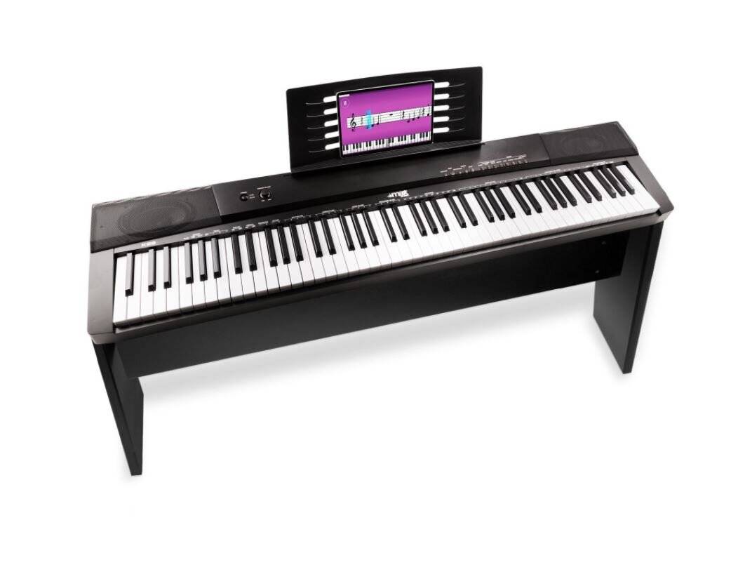 FYNDHÖRNAN / MAX KB6W Digital Piano 88-keys with Furniture Stand, Digitalpiano KB6W 88-tagenter med möbelställning/stativ