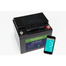 LiFePO4 batteri m/APP overvågning &amp; BMS 12V, 50Ah