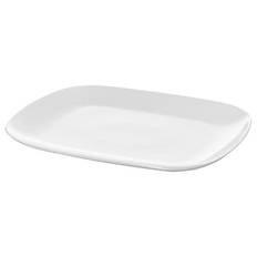 IKEA - VÄRDERA tallerken, hvid, 31x26 cm