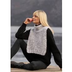 "Tikk" Hals i dobbelt garn - Viking Design 2033-2 Kit - Dame - Viking Alpaca Bris, fra Viking