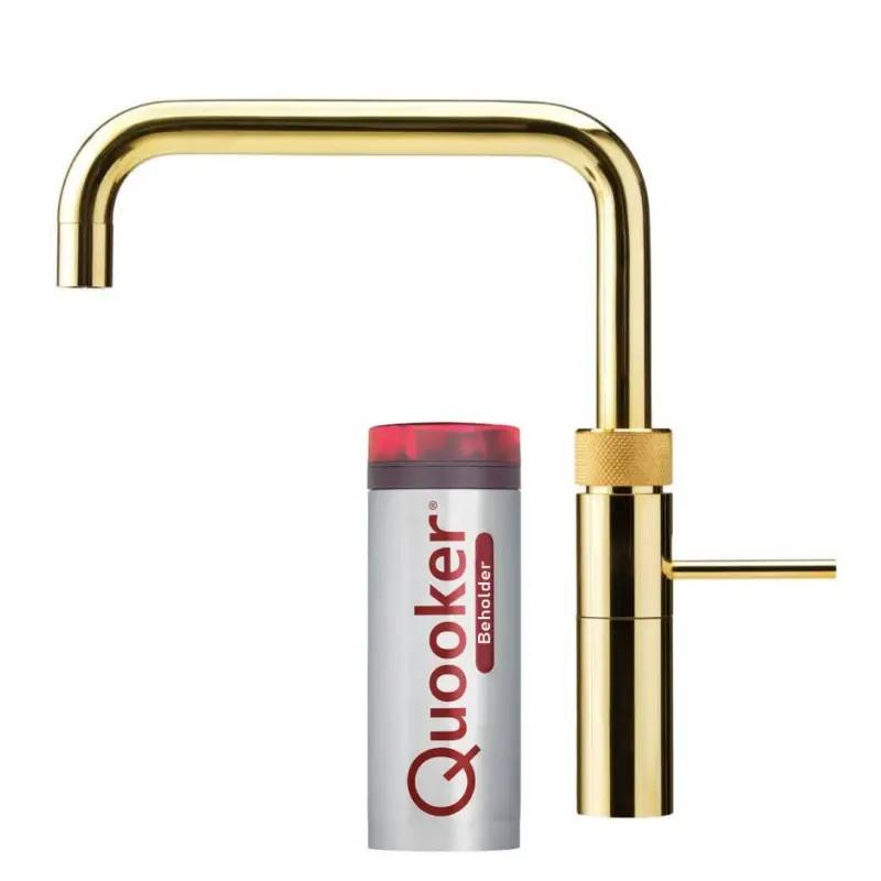 Quooker Fusion Square Messing, inkl. Pro3 beholder