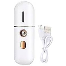 Mokassy Bärbar ånga, mini USB-luftfuktare, Nano-pulverisator, praktisk ansiktsångdimma pulveriseringsmaskin