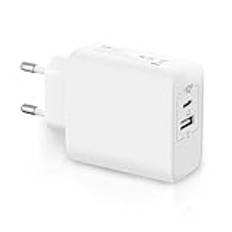 HNCY 120 W USB-C GAN-laddare, typ C-laddare, snabbladdning, 2 portar multipel USB-laddare, mobilladdare kompatibel med iPhone 15, iPad, Macbook, Galaxy