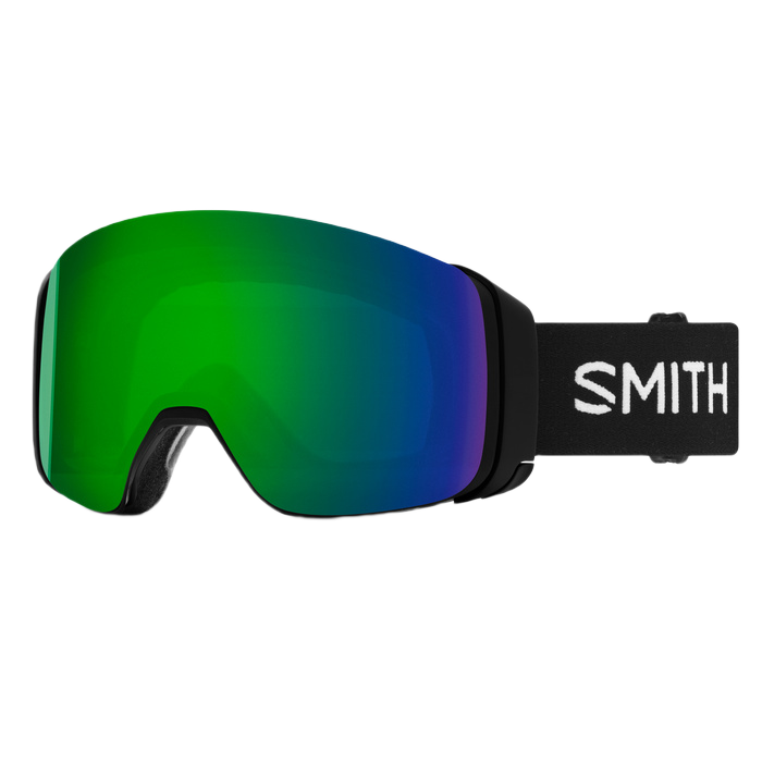 Smith 4D MAG XL Black - CP Sun Green Mirror + CP Storm Blue Sensor Mirror.