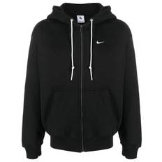 Nike - Solo hoodie med dragkedja - herr - bomull/bomull/polyester/polyester - XS - Svart