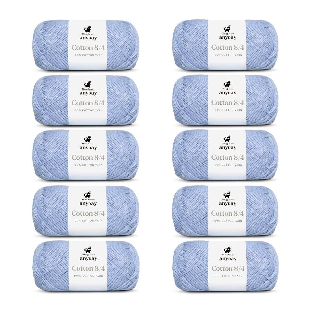 Mayflower ANYDAY Cotton 8/4 10-pak
