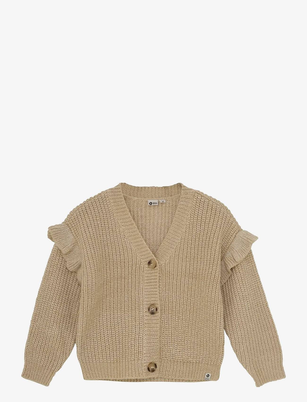 DAILY 7 Fancy Knitted Cardigan | Beige | 116