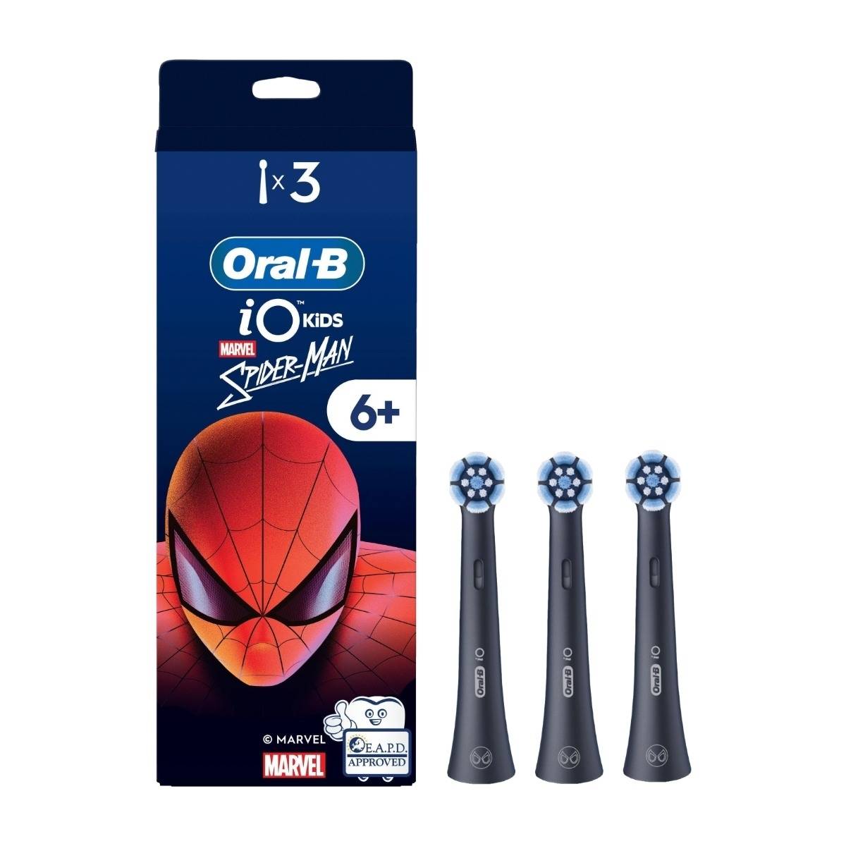Oral-B iO Kids Spider-Man børstehoveder, 3 stk.