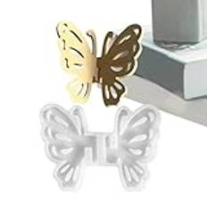Kioriur Butterfly Epoxy Gjutformar, Butterfly Ornament Form | Butterfly Candle Making Mold - Butterfly Ornament silikonformar för soja, tvål, gips