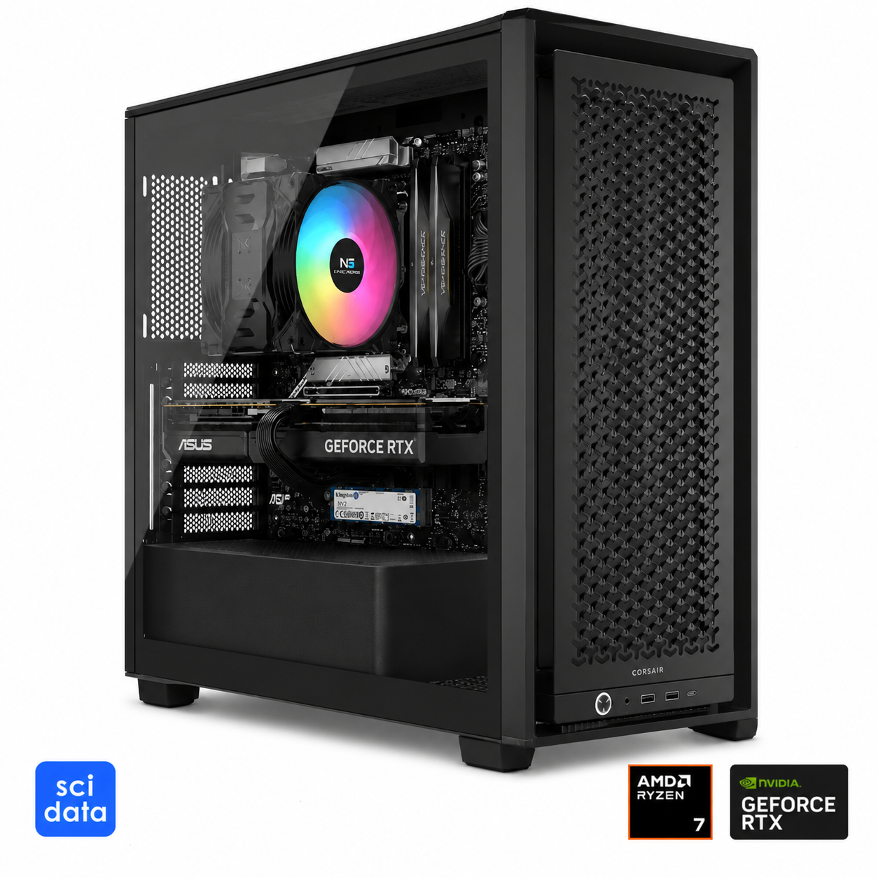 SCI Gamer PC R7 9700X/32/1000/RTX5070.