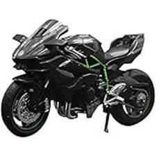 Kuuddker 1:12 H2 R pressgjuten legeringsmodell svart Ninja H2R avtagbar kollektion svart