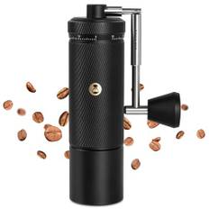 TIMEMORE Chestnut S3 Manual Kaffeemühle, mit numerischer externer Einstellung, Vollmetallgehäuse und Edelstahl-Mahlwerk, von Espresso bis French Press, Schwarz