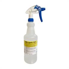 IPA-sprit 70% m/sprayer - Desinfektionsmiddel til overflader, 1 liter