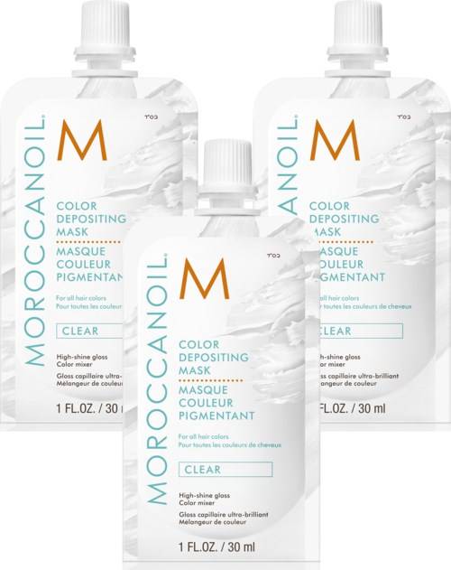 Moroccanoil Color Deposit Mask Clear 30 ml x 3