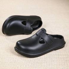 Dam Hollow Out Eva Casual Halkfria sandaler, stängd tå Sommar Nya tofflor - Svart (CN35-36,CN37-38,CN39-40)