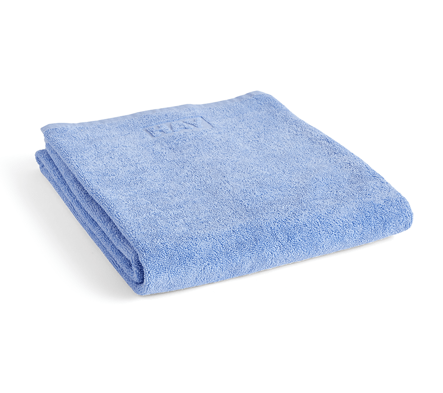 HAY Mono Badehåndklæde Sky Blue.