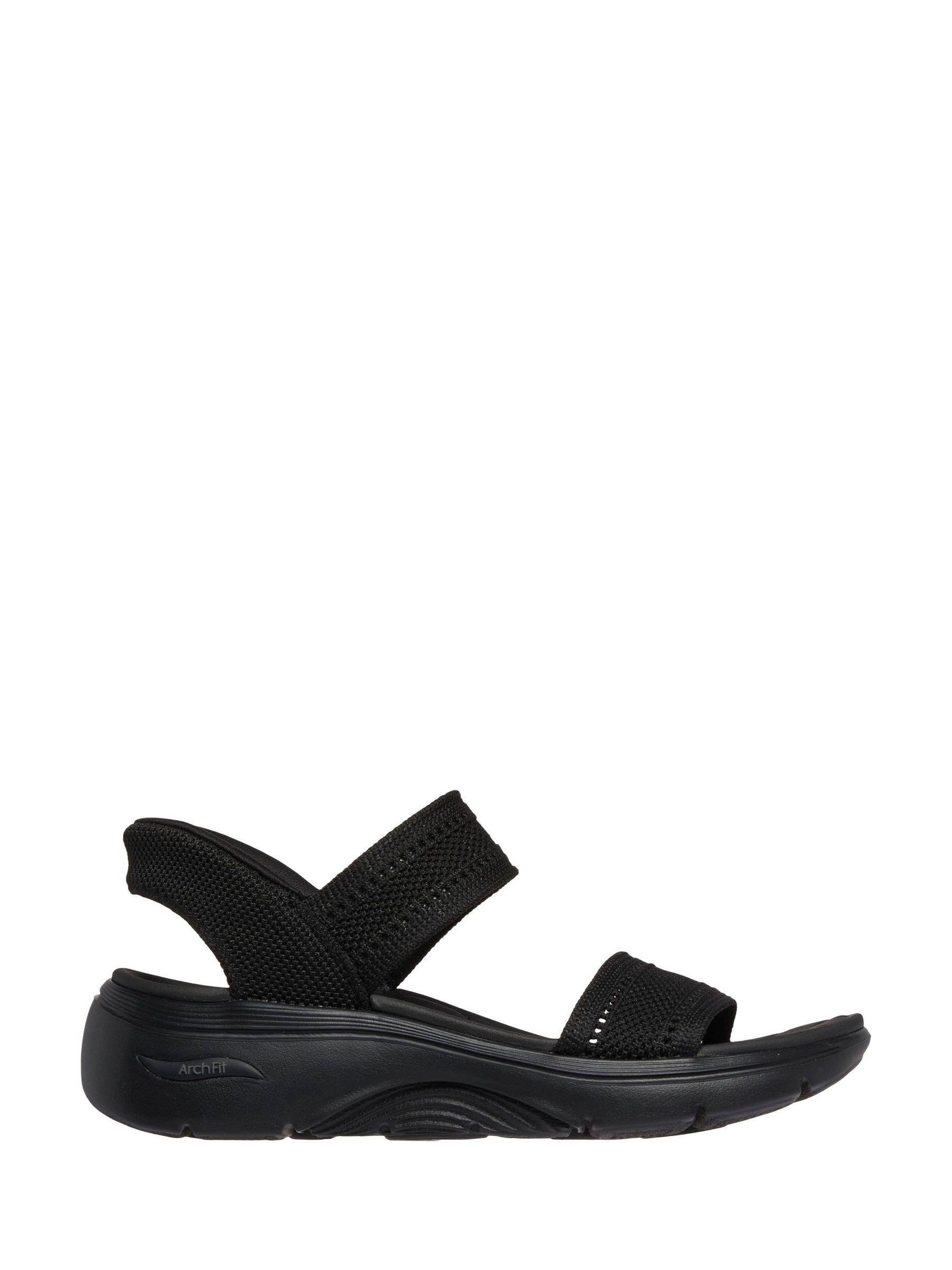 Skechers Skechers Black Slip-Ins: Go Walk Arch Fit 2.0 Sandals