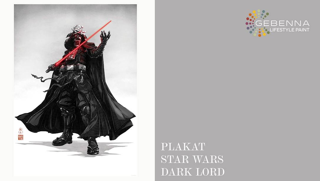 Plakat: Star Wars Vision Samurai Dark Lord 50x70 cm.