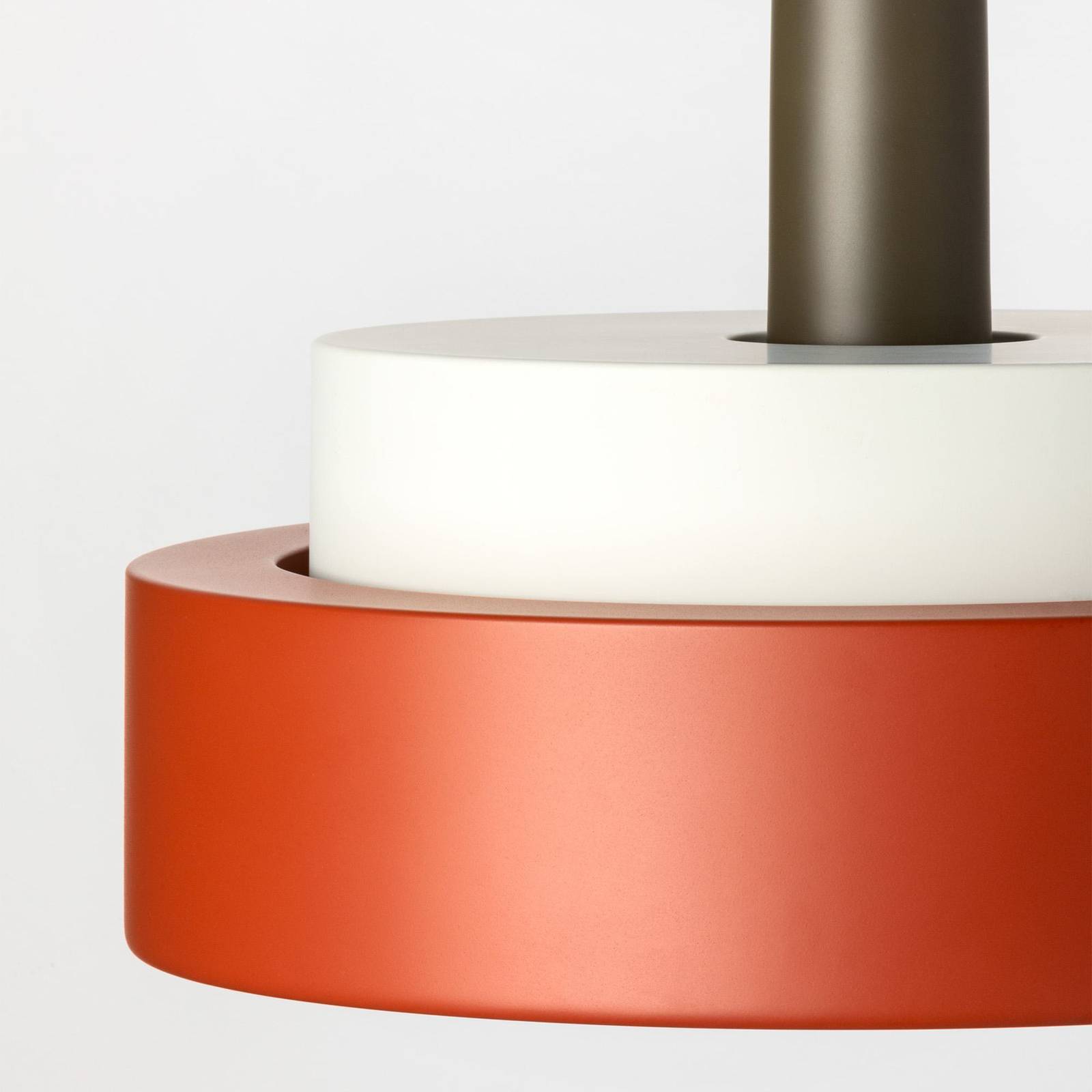 LEDS-C4 Hänglampa Keops 2, dimbar, Multifärgad, Vardagsrum / matsal, Aluminium / grå / zink, Modern, Pendellampa