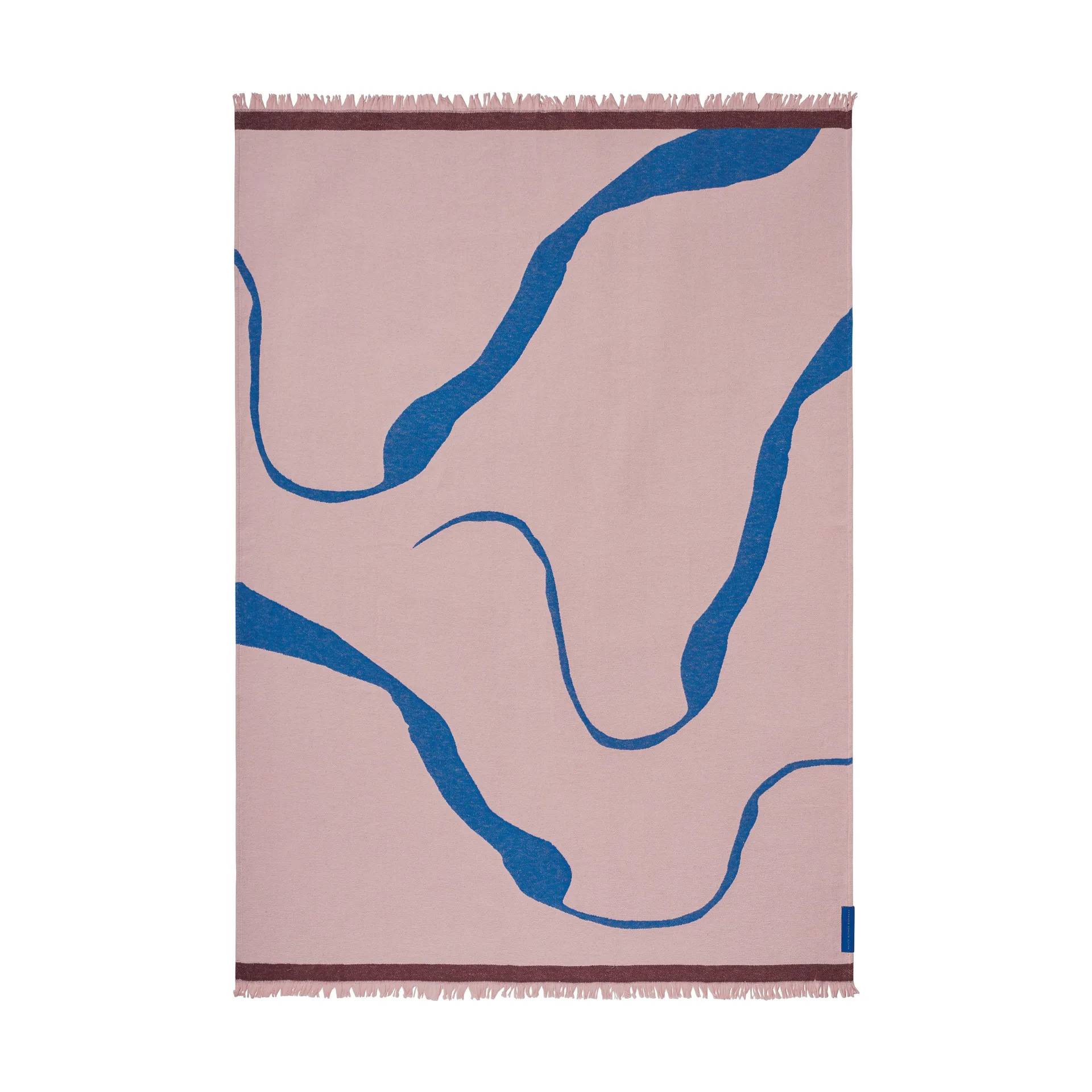 Mette Ditmer Studio pläd Seashell pink, 130x175 cm - Beige