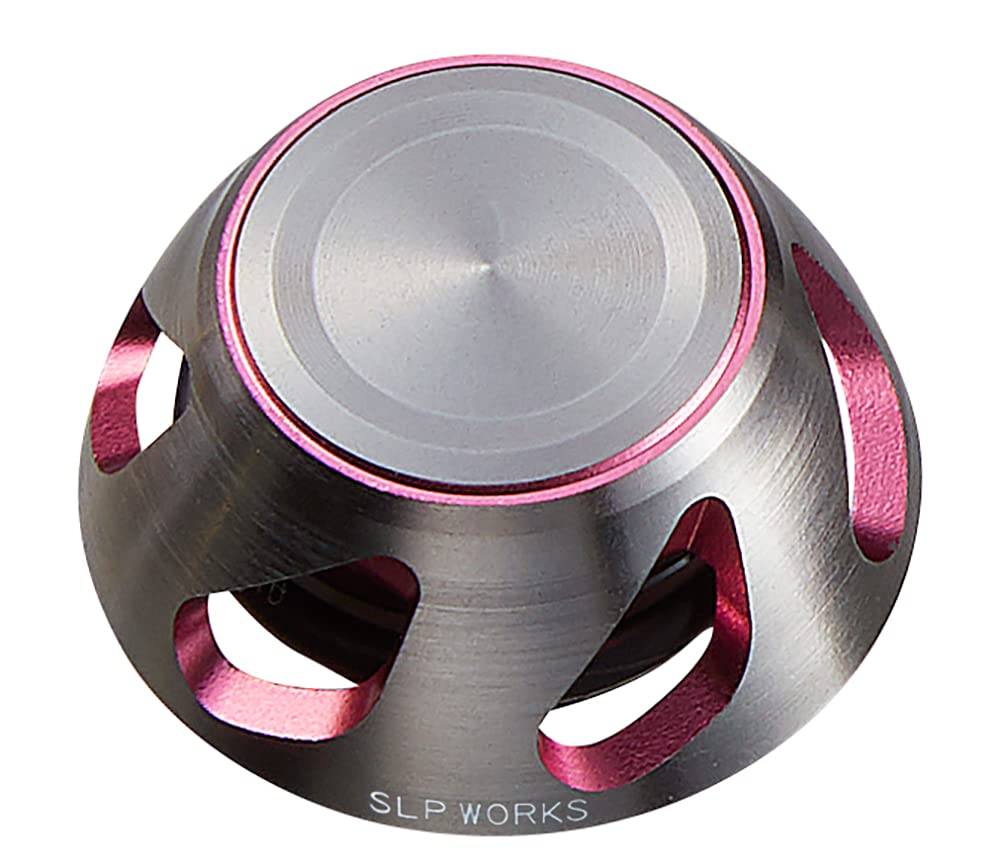 Daiwa SLP Works 22 Spinning Handle Cap S2 Silver Pink