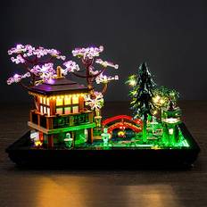 LocoLee Led Licht Set Kompatibel mit LEGO Garten der Stille, Led Beleuchtungs Set Compatible with LEGO 10315 Tranquil Garden Botanical - Nur Lichter Set, Kein Modell (Standard Version)