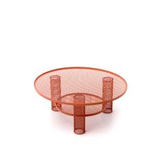 Moroso - Net Side Table, Large,Blush - Soffbord - Benjamin Hubert - Rosa - Metall