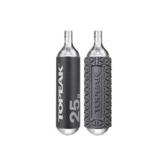 Topeak CO2 patron 25 g X2 - Sølv
