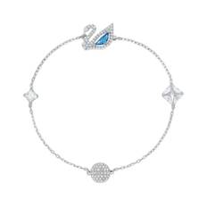 Swarovski, Accessoarer, Dam, ONE Size, Remix Dazzling Swan Magnetarmband Damer Blå 5563465