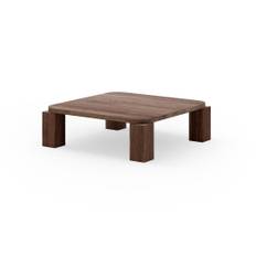Soffbord Atlas Brunoljad ek - 82 x 82 x 29 cm