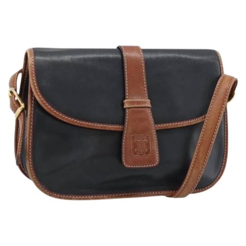Celine Vintage Pre-owned Vintage Skuldertaske - Vintage - Dame - Sort - ONE SIZE - Uld