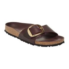 Birkenstock, Sko, Dame, Rød, 37 EU, Læder, Madrid Sandaler Narrow