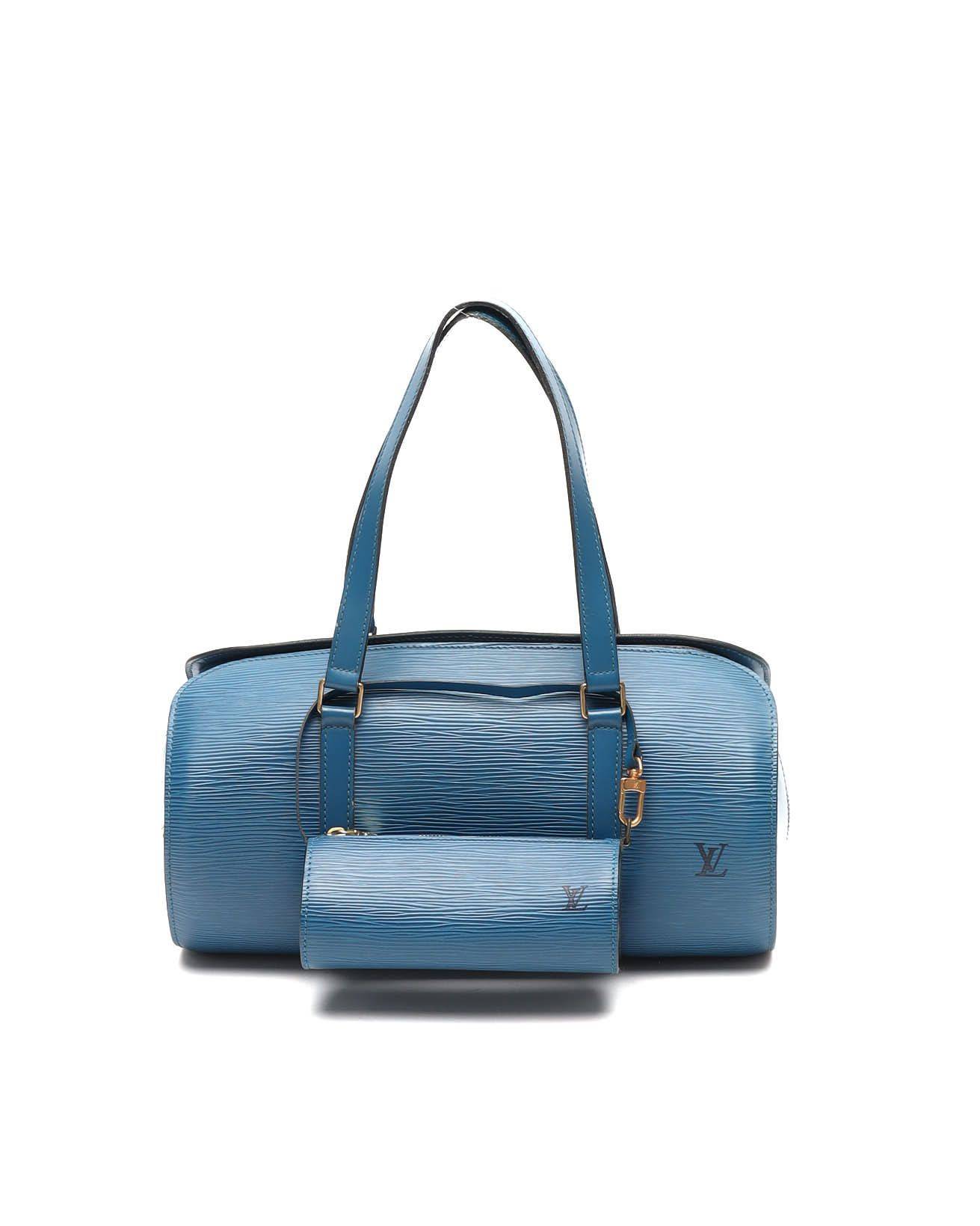 Louis Vuitton Epi Soufflot Bag - Blue (One Size)