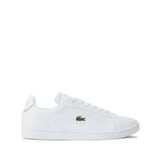 Lacoste - Carnaby Pro BL lädersneakers - herr - kalvskinn/Tyg/gummi - 10 - Vit