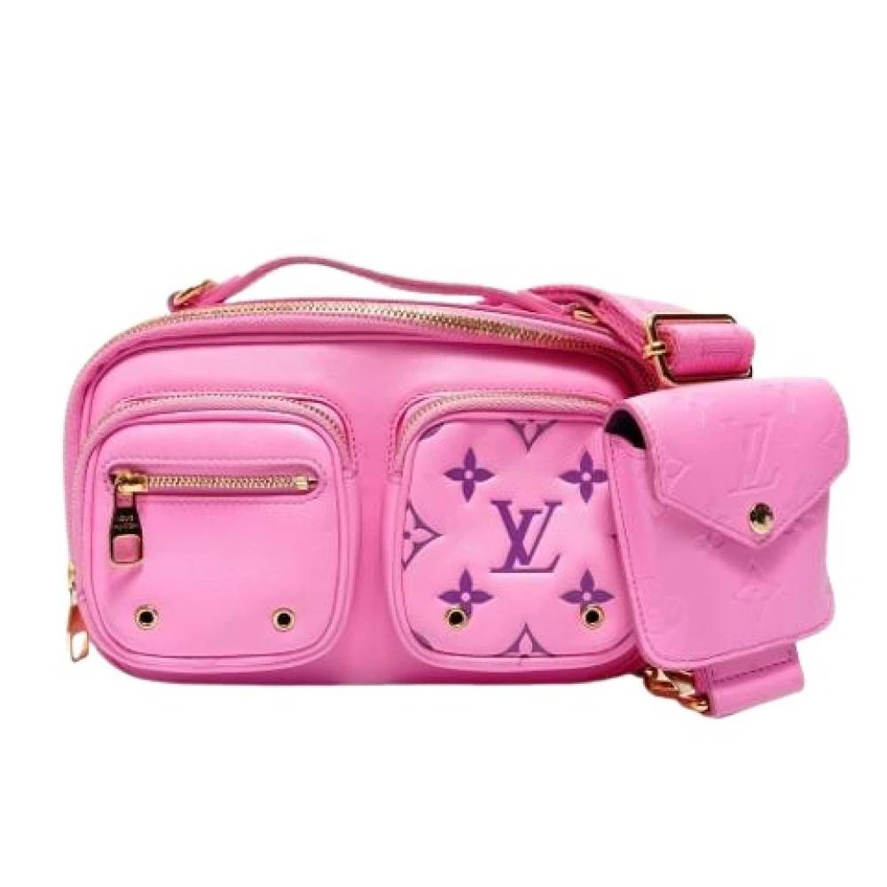 Louis Vuitton Vintage Pre-owned Vintage Skuldertaske - Vintage - Dame - Lyserød - ONE SIZE - Uld