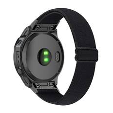 Elastisk Nylonurrem Garmin Forerunner 955 Sort