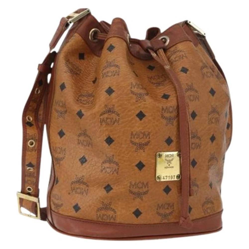 MCM Pre-owned Pre-owned Bucket Bag - Vintage - Dame - Brun - ONE SIZE - Uld