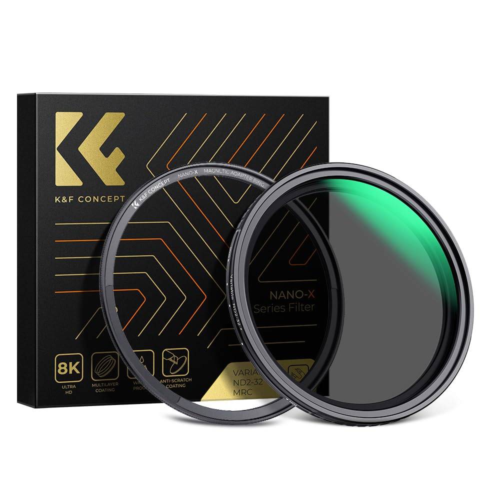 Concept 67mm Magnetic Variable ND Filter unevenness control Japanese AGC optical glass HD super resolution Low reflectance nano coating Water stain