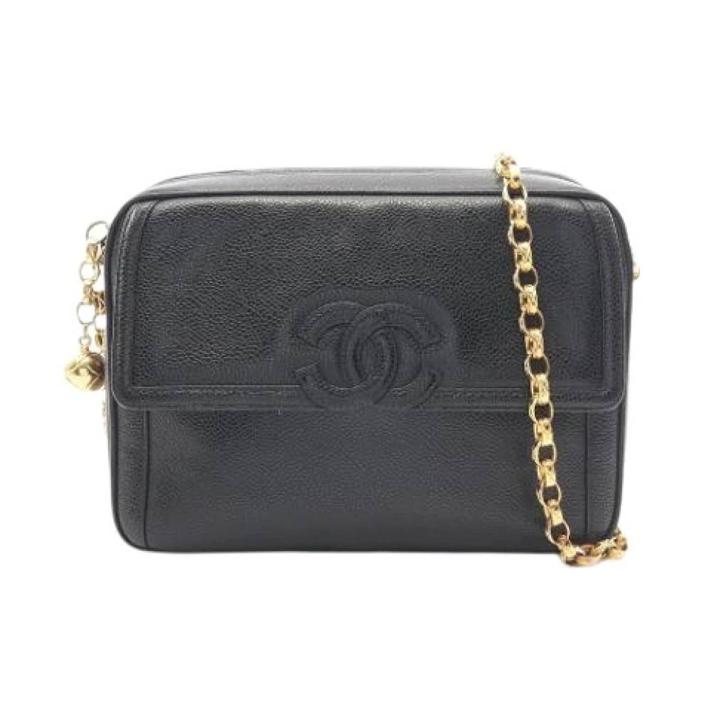 Chanel Vintage Pre-owned Vintage Skuldertaske - Vintage - Dame - Sort - ONE SIZE - Uld