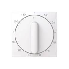 ABB Saga Centrumplatta Timer 0-120min Vit