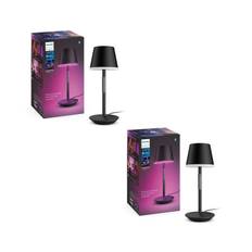 Philips Hue - 2 x Belle Bærbar Lampe Sort - Pakke - Fri fragt og klar til levering - Prismatch