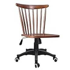 Home Work Chair Office Chair Office Chair Solid Wood Desk Chair Adjustable Height Rotating Computer Chair Ergonomic Managerial Chairs Family Executive Chairs Firm Seat Cushion (A S