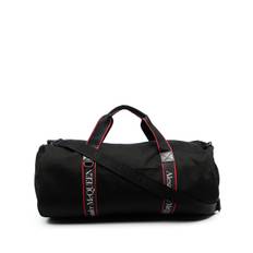 Alexander McQueen - Metropolitan Selvedge duffelväska - herr - kalvskinn/Tyg - one size - Svart