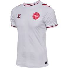 Hummel DBU Danmark 25 Kvinde Udebanetrøje (Unisex Model) S - Fodboldtrøjer hos Magasin