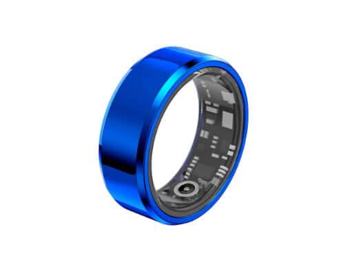 Smart Ring Men Women Heart Rate Blood Oxygen Monitor - 9 / Blue steel