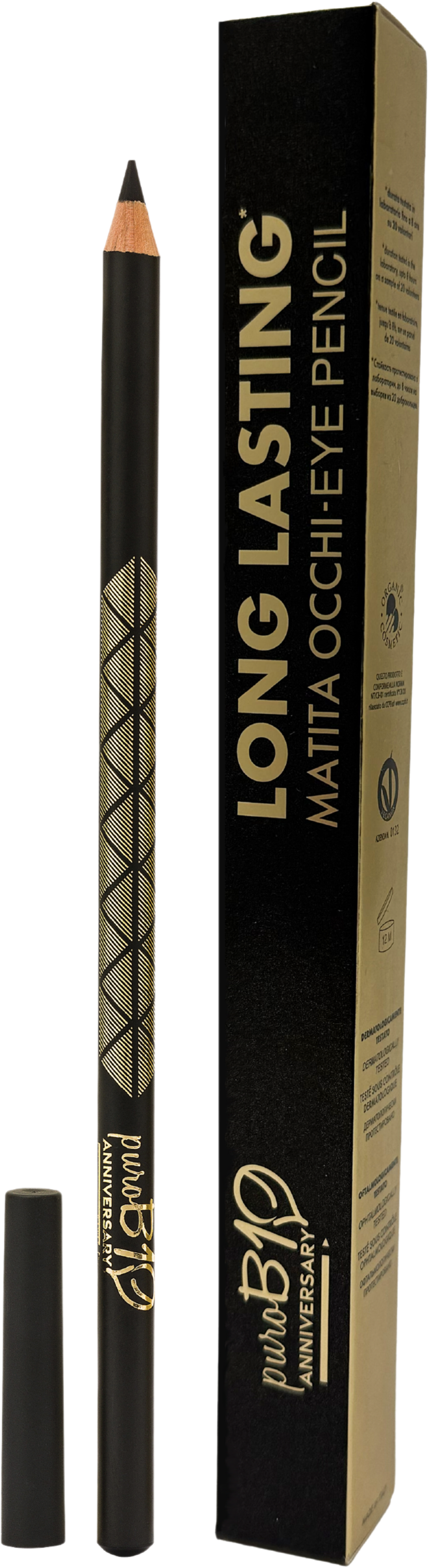puroBIO cosmetics Anniversary Eyeliner Pencil - Special Edition - 01L Black