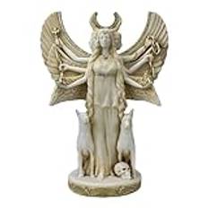Hecate Hekate Triple Goddess of Magic Night Moon Grekisk skulptur Patina Aged