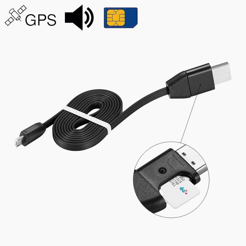 Fordon bil lokaliserare gps aktivitet spårning larm enheter tracker usb kabel laddare lyssna ljud gsm gprs för iphone android - För android