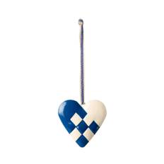 Maileg ´hjerte´ metal ornament - Stor/Mørkeblå/AW2024