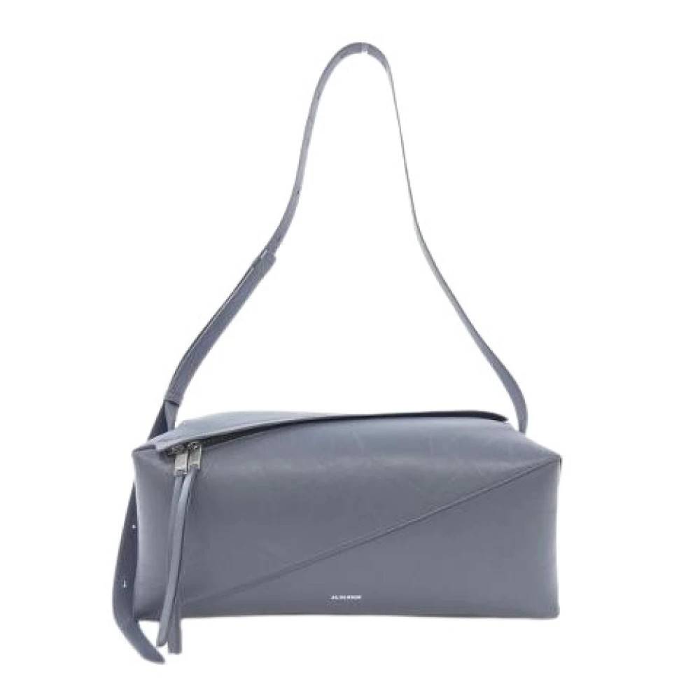 Jil Sander Pre-owned Pre-owned Leather Bag - Vintage - Dame - Grå - ONE SIZE - Uld